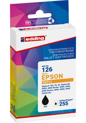 Produktbild von Tintenpatrone ersetzt Epson T0711/T0891 black