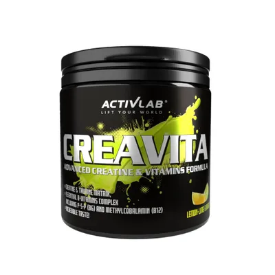 Zdjęcie produktu dla Creavita Przedtreningówka z Monohydratem Kreatyny Tauryny i Witaminy B - Cytryna Limonka