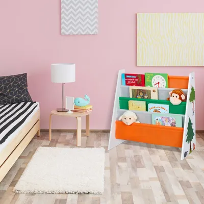 Produktbild von Kinderbücherregal mit Waldtier-Design