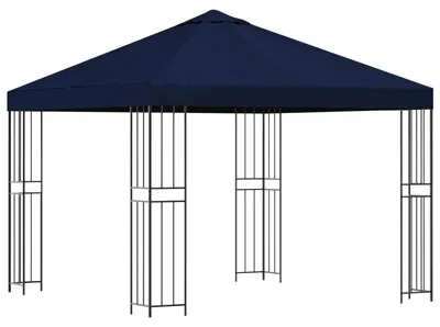 Immagine prodotto di vidaXL Gazebo 3 x 3 m blu in poliestere e acciaio, 190 g/m²