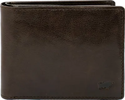 Zdjęcie produktu dla Brązowy portfel z bawolej skóry Arezzo RFID 4+4Cs 11,5 x 9 x 2