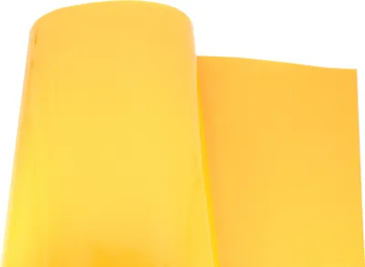 Produktbild von Geschenkpapier einfarbig 70cm x 2m Rolle Gelb glänzend