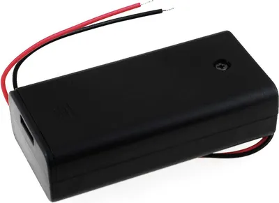 Produktbild von Batteriehalter für 2x Mignon/AA Batterien mit Anschlusskabel