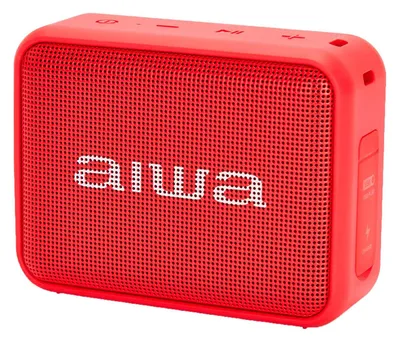 Obrázok produktu pre Aiwa BS-200RD rot Bluetooth Lautsprecher TWS FM rádio IPX6 Bassbox 6W RMS