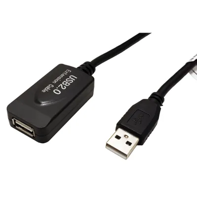 Obrázek produktu pro STANDARD USB 2.0 aktivní prodlužovací kabel 10m, černý (12.96.3115)