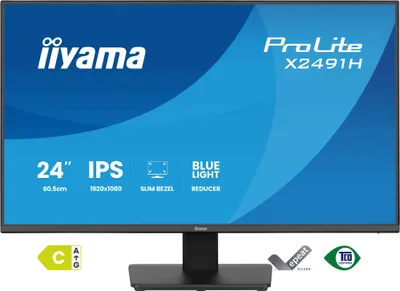 Immagine prodotto di Iiyama X2491H-B1 IIYAMA 60,5cm (23,8") X2491H-B1 16:9 HDMI+DP IPS