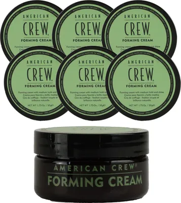 Produktbild von American Crew Classic Forming Cream 6 x 50 g Stylingcreme mittelstarker halt Set