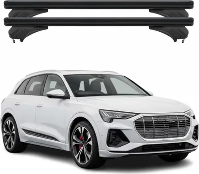 Produktbild von Menabo Dachträger Grundtäger für Audi Q6 E-Tron 2024-2025 Aluminium Schwarz 2tlg