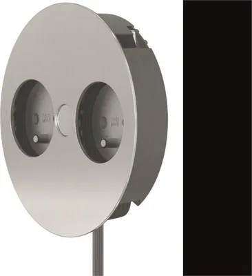 Obrázek produktu pro Bachmann TWIST 2S, Vnitřní, Chrom, 2 AC zásuvky / AC zásuvek, 105 mm, 105 mm, 40 mm