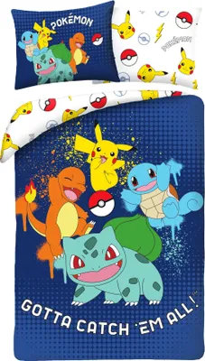 Immagine prodotto di Zestaw pościeli Pokémon Ver. 10 140x200 cm / 70x90 cm Licencjonowany