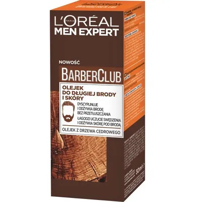 Zdjęcie produktu dla L'Oreal Paris Men Expert Barber Club Olejek do długiej brody i skóry, 30ml