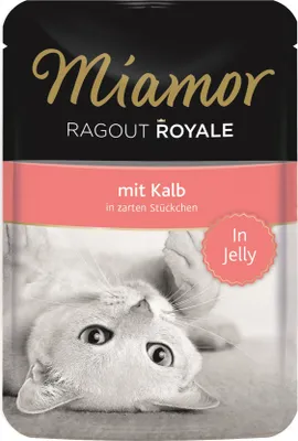 Image de Miamor Ragout Royal en gelée avec du veau - 100g