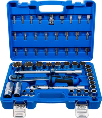 Dopsleutelset twaalfkant 12,5 mm (1/2") 8–32 mm 51-tlg.