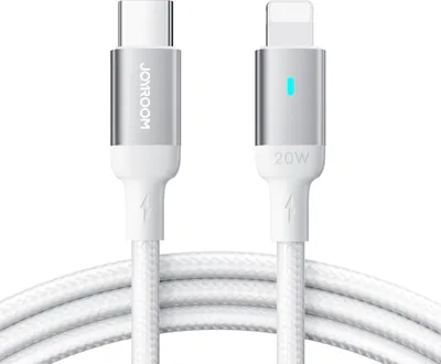 Obrázok produktu pre Kábel Joyroom USB-C na Lightning s rýchlym nabíjaním 20W, 1,2 m - biely