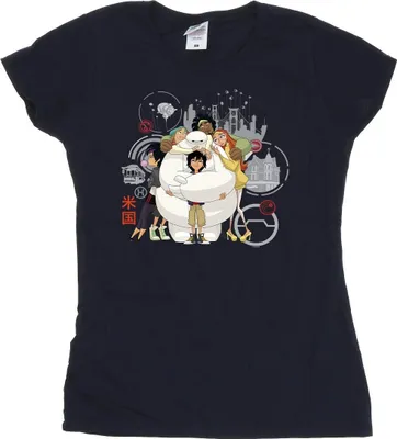 Produktbild von Disney - "Big Hero 6" T-Shirt für Damen BI13244 (XXL) (Marineblau)
