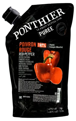 Produktbild von Ponthier PAPRIKA PÜREE ROT Gemüse-Püree 1KG