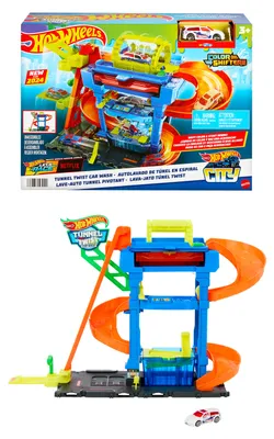 Obrázok produktu pre Hot Wheels City HTN80, Súprava pretekárskeho vozidla a dráhy, 3 rok / roky, Plast, Viacfarebný