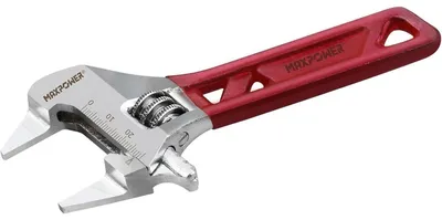 Produktbild von Rollgabelschlüssel 150mm maximale Öffnung 30mm Chrom-Vanadium-Stahl Rot