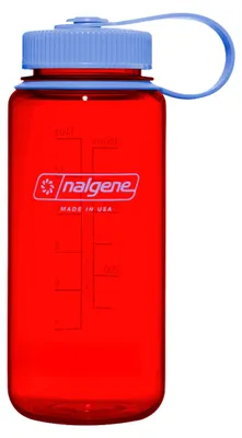 Obrázek produktu pro Láhev na vodu Nalgene – Lehká, odolná láhev z materiálu Tritan, bez obsahu BPA, vhodná pro cestování, turistiku, posilovnu. Objem 473 ml, široký otvor, barva: pomerančová. (16 oz)