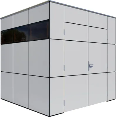 Zdjęcie produktu dla Domek ogrodowy Bertilo HPL 1 – 6 mm antracytowo-szary HPL 1: 230 x 228 cm