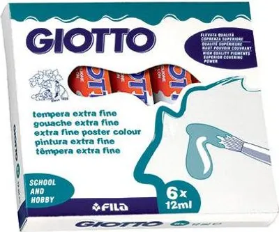 Produktbild von Giotto 352007 Tempera-Farbe 12 ml Röhre Rot