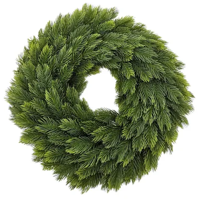 Produktbild von Adventskranz Tannenkranz Weihnachtskranz künstlicher Deko-Kranz grün Kranz Ø40cm
