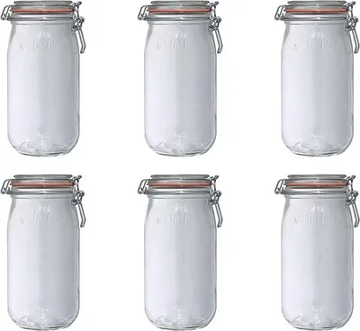 Image de Bocal Le Parfait 1.5l Lot De 6 Conservation Hermétique Polyvalente - Le Parfait