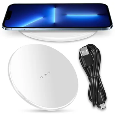 Produktbild von Wireless QI Charger 15W für Apple iPhone 17 16 16e 15 Serie Induktive Ladestation