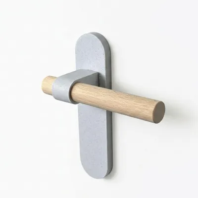 Produktbild von Türklinke mit Langschild 1 Paar Stracciatella Modernes Design Türbeschlag Türgriff Kunststoff (PLA) Inkl. Montagematerial