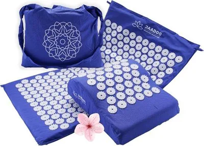 Produktbild von Famanu Akupressurmatte und Kissen Set für Entspannung und Wohlbefinden - Ideal für Anfänger