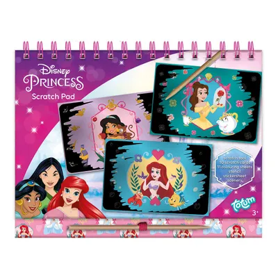 Image de Totum Disney Princess Scratchboek