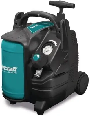 Image de Compresseur d'air portable sans huile, 5 litres, avec une pression de 10 bars et de nombreux accessoires