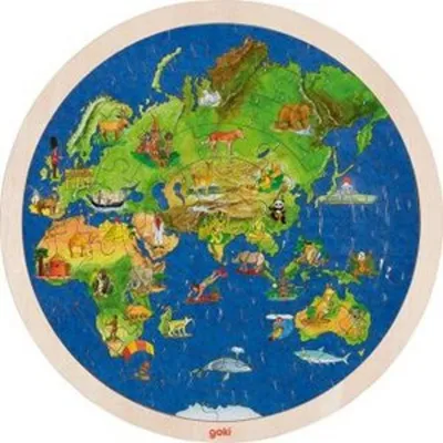 Produktbild von Goki 57666, 57 Stück(e), Landkarten, 6 Jahr(e)