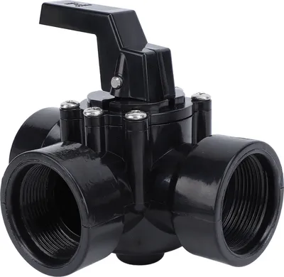 Image de Vanne de déviation pour piscine,Vanne de déviation à 3 voies,Vanne de déviation à 3 ports,Vanne de déviation à joint positif,Vanne de déviation à joint à 3 voies,Vanne de déviation pour eau de spa