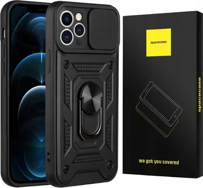 Image de Coque SPACECASE Camring pour iPhone 12 Pro Max Noir