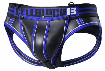 Immagine prodotto di CELLBLOCK 13 - Intimo da Uomo Sospensorio - Mercury Jock Brief w/ C-ring + Removable Pouch Blue - 1x Taglia S
