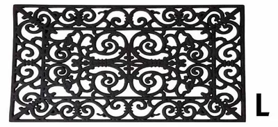 Image de Esschert Design Paillasson caoutchouc rectangulaire L ; RB03