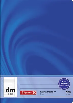 Obrázek produktu pro 25X BRUNNEN 104471302 Schulheft A4 Viv Lin dm 16Bl