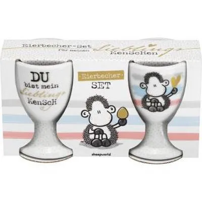 Produktbild von Eierbecher-Set "Du bist mein Lieblingsmensch"