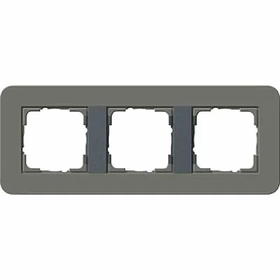 Immagine prodotto di Gira cover frame 3-gang grigio scuro/antracite 0213423