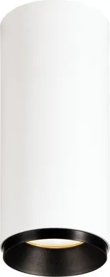 Produktbild von SLV 1004135 NUMINOS CL PHASE S LED Deckenaufbauleuchte weiss/schwarz 3000K 36°