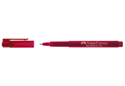 Image de Faber-Castell Fineliner BROADPEN 1554 155421 0.8mm rouge