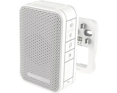 Image de Honeywell Serie3 Carillon filaire 6 tonalités 84dB LED contrôle du volume blanc Carillon avec module de câblage