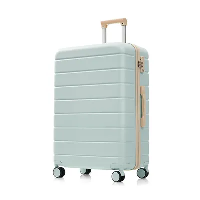 Produktbild von Koffer-Set mit Spinner-Rädern Schloss und Kulturbeutel Gepäckset Reisekoffer M-L-XL Grün