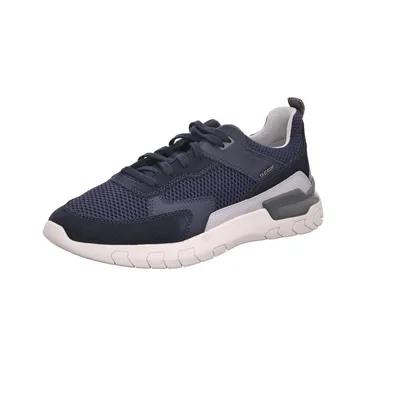 Produktbild von Geox Respira Herren Grecale C Sneaker Schnürschuhe Halbschuhe Freizeitschuhe, Größe:EUR 45, Farbe:Blau (Navy)