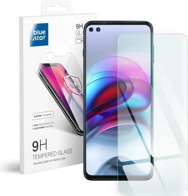 Produktbild von Schutzglas 9H kompatibel mit MOTOROLA MOTO G100 Displayschutzfolie Panzerfolie Passgenau Glas