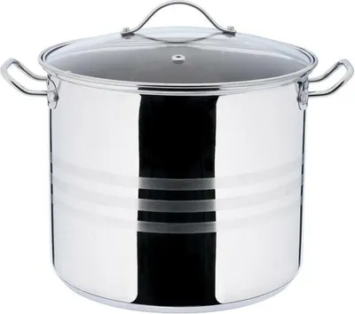 Immagine prodotto di Pentola in acciaio inox con coperchio e misurino da 16 litri