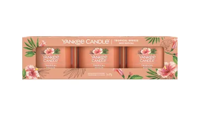 Produktbild von Yankee Candle Tropical Breeze Votivkerze 3 x 37 g