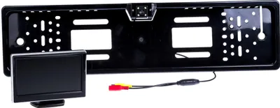 Immagine prodotto di Telecamera posteriore con cornice targa IP67 grandangolare 170 e 5 display