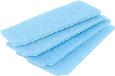Produktbild von vhbw 4x Staubsaugerfilter Ersatz für Miele RX-SAC 1, 41996982, 41996982D für Staubsauger - Abluftfilter Blau Weiß